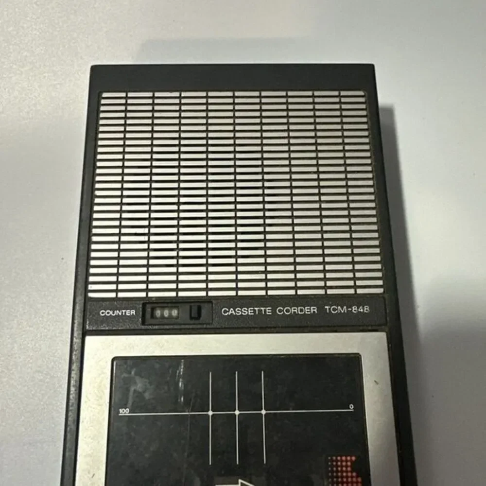 Sony Cassette‎ Corder TCM-848 W/counter-parts Or Repair